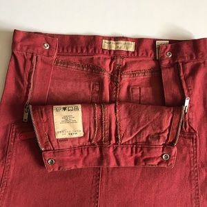 Marc Jacobs Zip up Red skirt